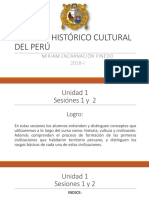 Sesión 1 y 2 Proceso Histórico Cultural Del Perú