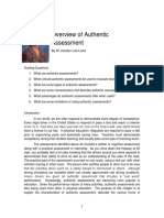 K00059 - 20180316103502 - Overview of Authentic Assessment by DR J Lund PDF