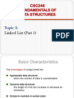 3) Linked List (Part 1)