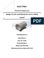 Design of de Laval Nozzle