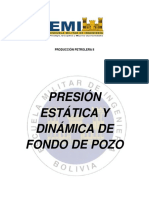 Presiones de Fondo de Pozo