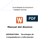 Tecnologia de Computadoras e Informacion