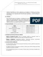 Procedimento de Trabajo Seguro Movimiento de Tierra