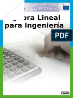 Algebra Lineal para Ingenieria CC by SA 3 0 PDF