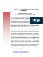 Percepción Psicológica Del Riesgo PDF