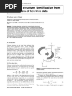 Coherent Structure Identification From The Analysis of Hot-Wire Data