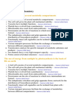 Plant Biochemistry - Lecture Notes, Study Material and Important Questions, Answers