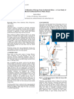 Feasibility Study On Direct Utilisation of Energy From Geothermal Brine - A Case Study of Olkaria Geothermal Power Plant, Kenya