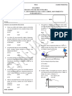 Examen de Fisica 4to