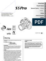 Fuji S5 Pro English Operation Manual