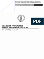 Guía de Los Fundamentos para Direccion de Proyectos