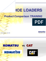 Backhoe Loaders: Product Comparison TRAINING