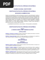 Constitucion Politica de La Republica de Guatemala