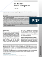 Tetralogy of Fallot - General Principles of Management