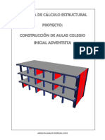 Memoria de Cálculo Estructural-Colegio Inicial