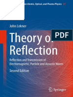 Theory of Reflection Reflection and Transmission of Electromagnetic Particle and Acoustic Waves