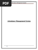 Attendance Management System