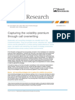 Options - Capturing The Volatility Premium Through Call Overwriting PDF