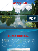 Tipos de Clima