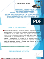 Presentación RECTORES Decreto 1421 29 Agosto 2017