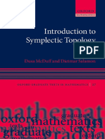 Introduction To Symplectic Topology