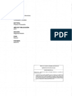 Christopher Lovelock. "Administración de Servicios" Pearson Educación Mexico.