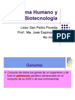 Genoma Humano y Biotecnología