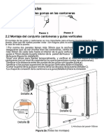 Instrucciones de Montaje Puerta Seccional