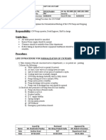 Purpose: Scope: Responsibility: Guide Line:-: Line Up Procedure For Normalization of CW Pumps