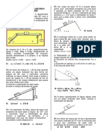 Plano Inclinado e Estática