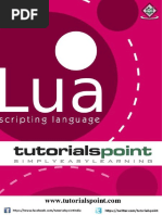 Lua Tutorial