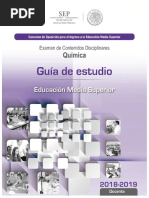 Guía de Estudio Química