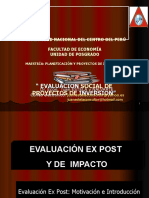 Modulo Iv Evaluacion Ex Post