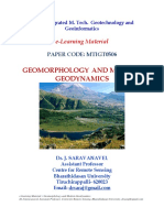 E-Learning Material Geomorphology F