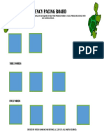 Basic Fluency Pacing Board