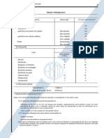 Tabela de Infitração de Ar