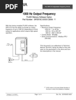 1000 HZ Output Frequency: FLASH Memory Software Option Part Number: GPD515C-XXXX-CS004