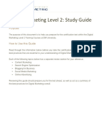 Digital Marketing Certification Test Study