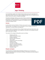 Advanced Strategic Thinking PDF