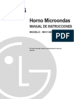 Horno Microondas: Manual de Instrucciones