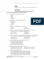 Chapter Test B: Chapter: Acids and Bases