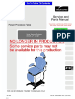 Midark 419 Examination Chair - Service Manual