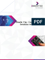 Emertxe Oracle 11g Syllabus