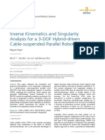 Inverse Kinematics and Singularity Analysis For A 3-DOF Hybrid-Driven Cable-Suspended Parallel Robot