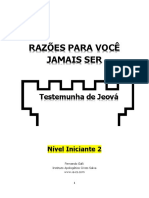 Razões para Você Jamais Ser Testemunha de Jeová Iniciante 2