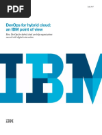 Ibm Devops For Hybrid Cloud White Paper