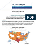 50-State Analysis: School Attendance Age Limits