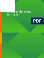 Managing Marketing Information