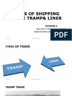 Shipping Trade Types Tramp and Liner Shipping