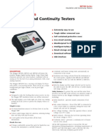 Megger MIT300 Insulationtester Datasheet PDF